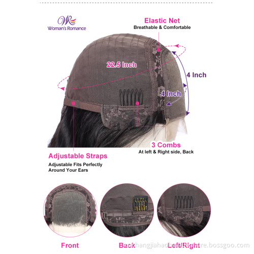 Wholesale Hair Wigs Human Lace Front Closure Body Wave Full Virgin Brazilian Cuticle Aligned Lace Closure Human Hair Wig